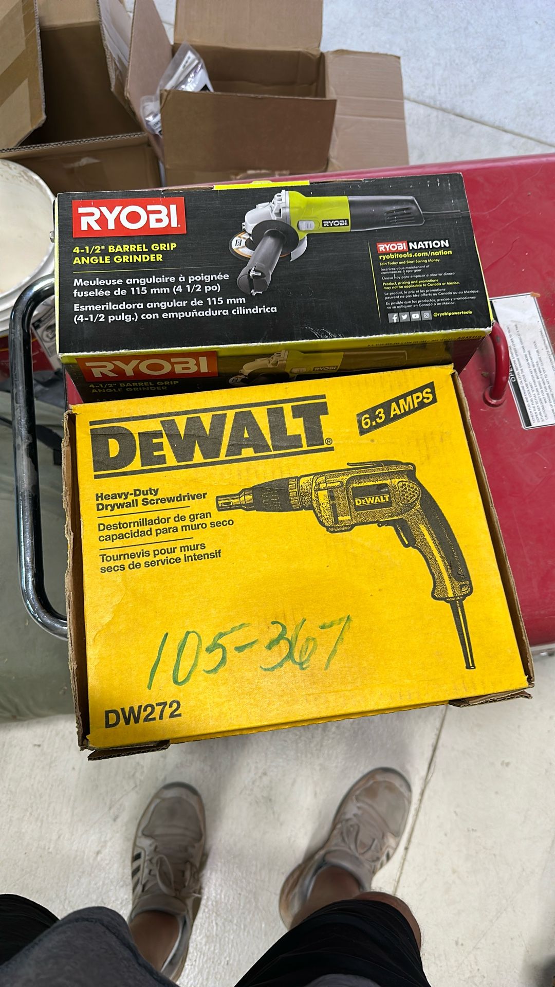 Drywall Screwdriver And grinder