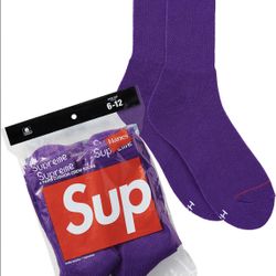Purple Supreme Socks 