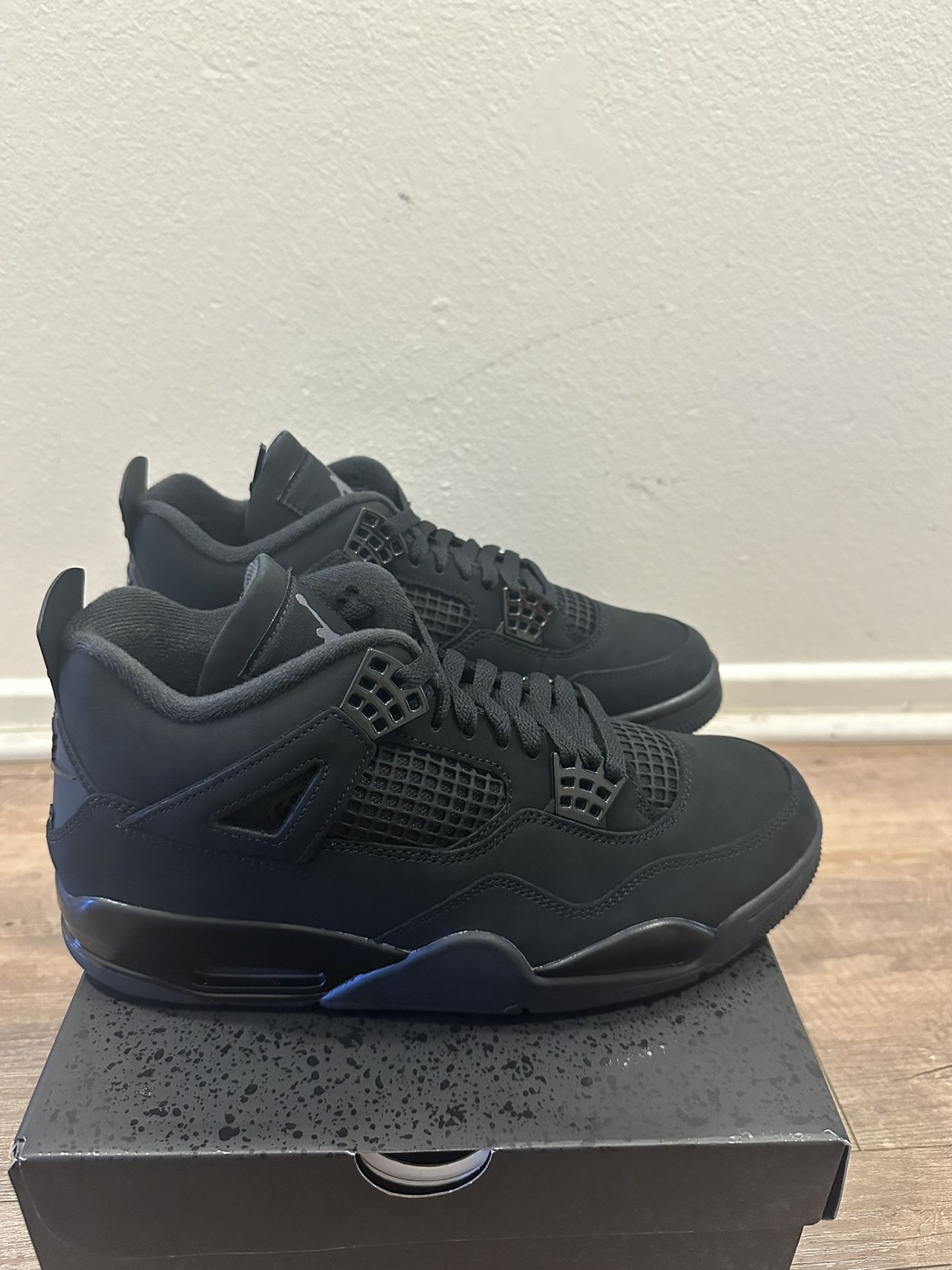 New Men’s Jordan 4 Black Cat