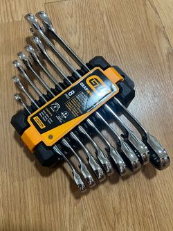 GearWrench 8-Piece Metric flex head Ratcheting Wrench Set