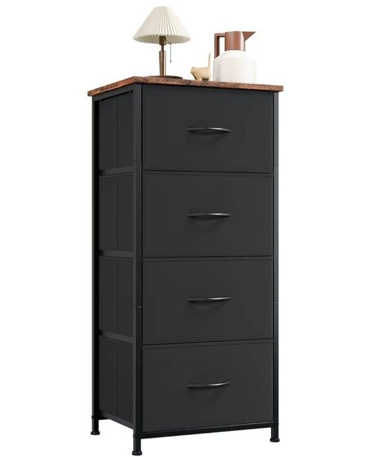 4 Drawer Fabric Dresser- Lightly Used