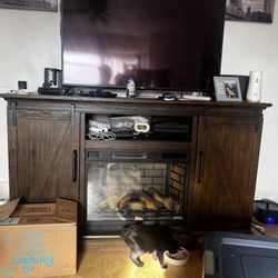 Tv stand Fireplace 