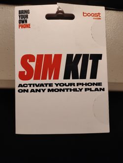 Boost mobile starter kit white