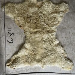 Sheepskin shag rugs large and small