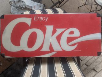 Coke Fluorescent Light Vintage
