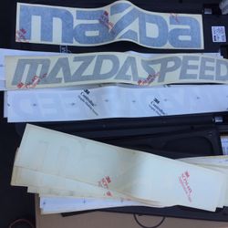 Stickers Mazda And Mazdaspeed 