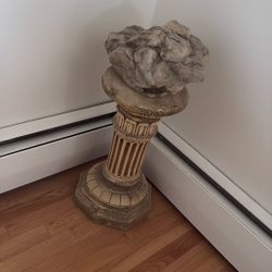 decoration stand and rock 