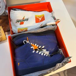Size 9.5 Jordan 1 retro high Gatorade rush violet