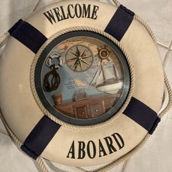 Nautical Life Preserver Buoy Decor
