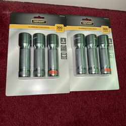 3 pack aluminum flashlights