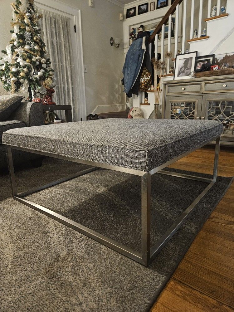Gray Duncan Square Ottoman Coffee Table By Mitchell Gold + Bob Williams