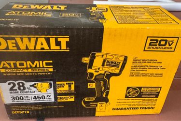 DEWALT ATOMIC 20V MAX Cordless Brushless 1/2 in. Variable Speed Impact Wrench (Tool Only)