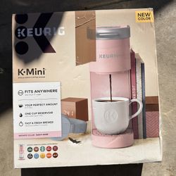 Mini Coffee Machine Pink Color 