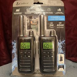 Cobra RX685 Walkie Talkies 2-Pack – Brand New (Sealed)