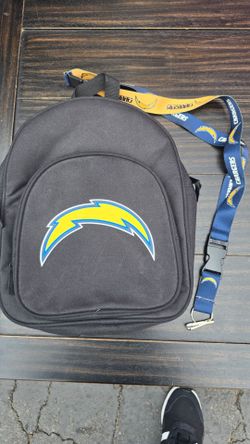 Small charger pack back and lanyard