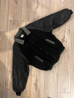 Wool leather varsity Jacket