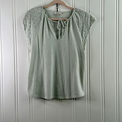Loft Outlet T Shirt Size Large Sage Green