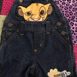 Disney Baby Overalls 3-6M 