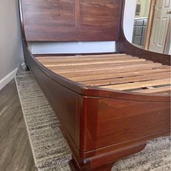 Sleigh Bed Frame Queen Six’s