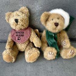 8” Archive Collection Boyd’s Bears Miniature Lot Of 2 Plush Animals with Tags