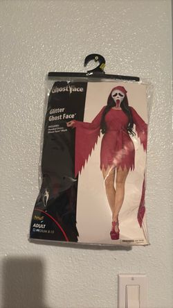 pink ghost face costume