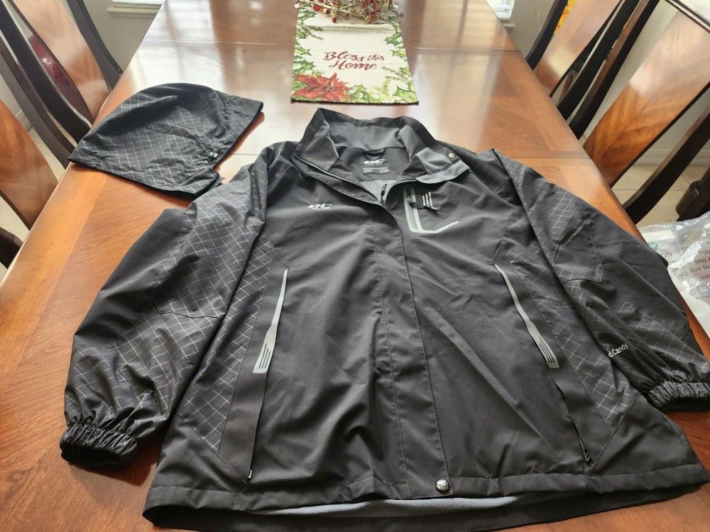 Diamond Candy Women's Hiking Rain Jacket Waterproof XXL