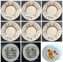Winnie the Pooh Classic Dinnerware Bundle (9 Pieces Total)