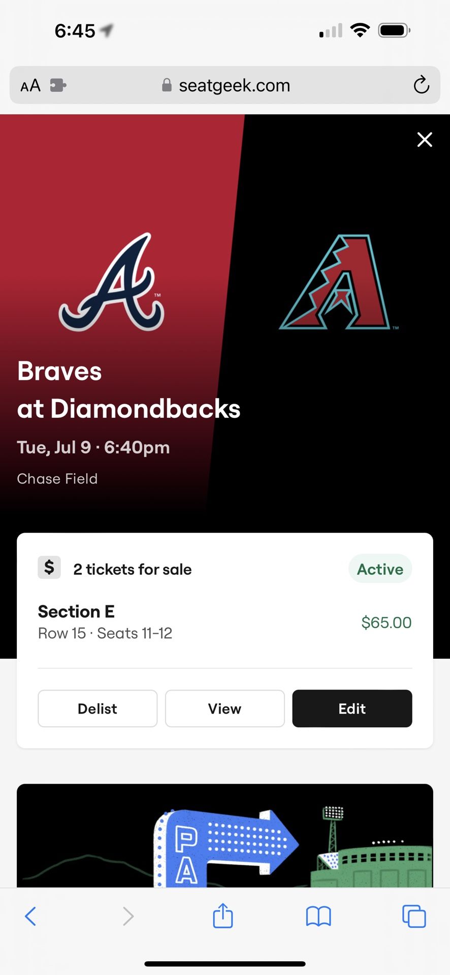 Diamonbacks Tickets