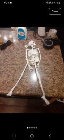 Vintage rubber skeleton