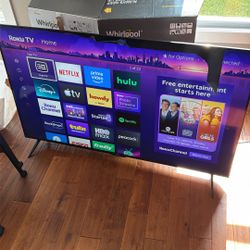 Roku Tv, Top Is Black From Broken