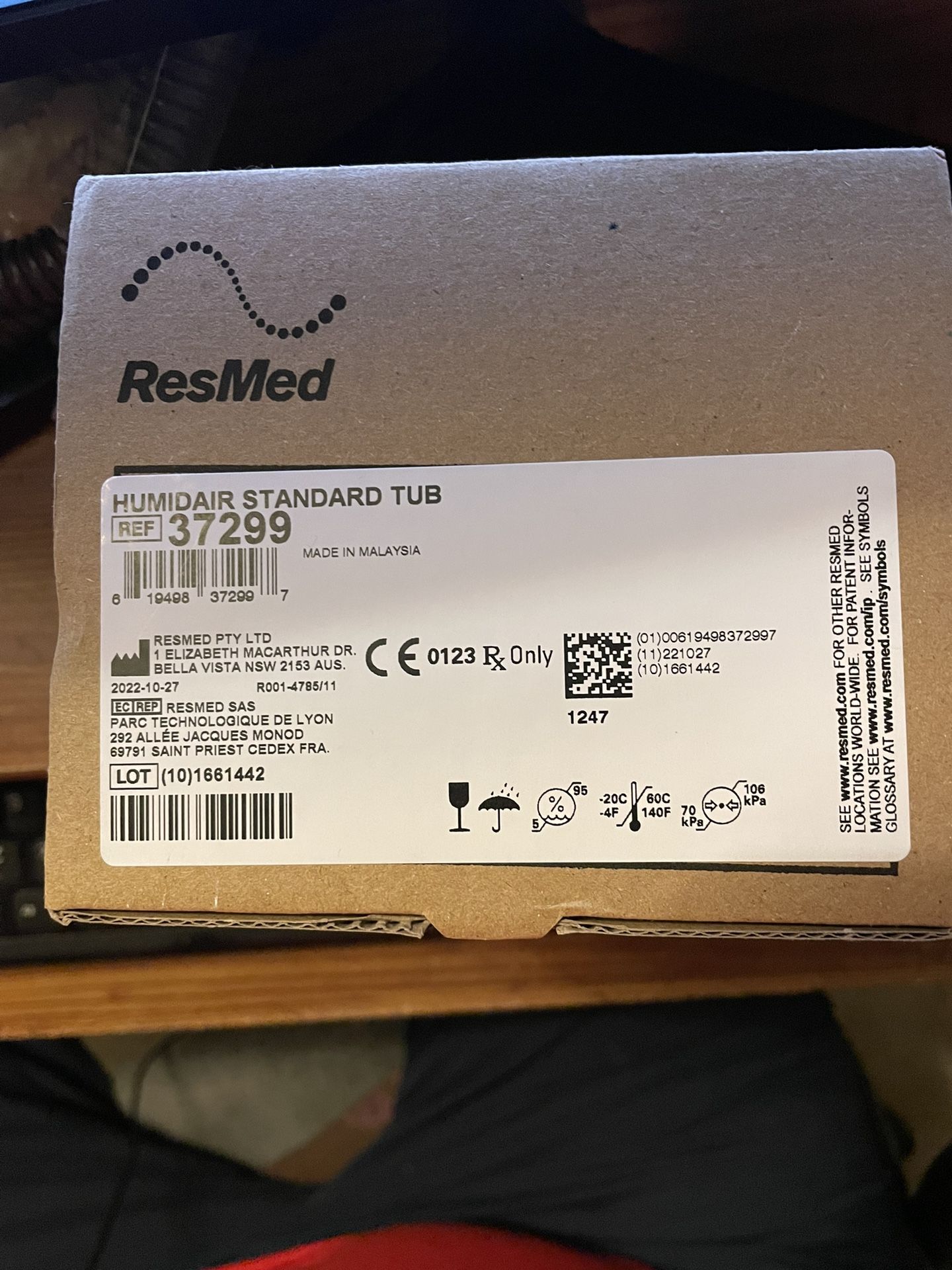 Resmed Humid air Standard Tub