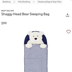 Pottery Barn Kids Toddler /preschool Sleeping Bag