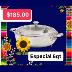 Caserola De 6 Qt Vida Sana Acero Inoxidable 5 Capas De Acero Inoxidable Princess House Ventas F