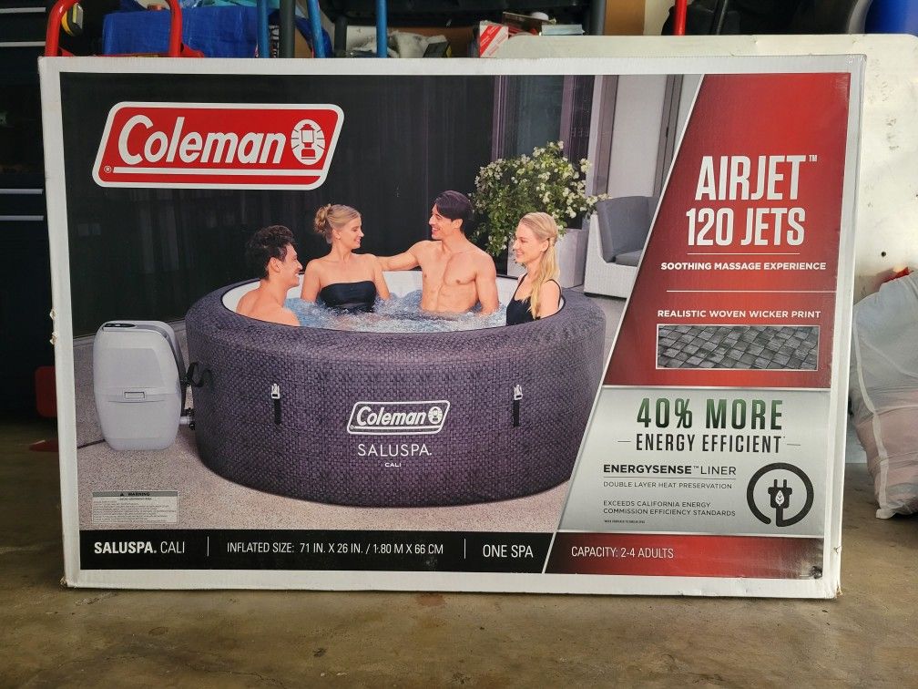 Coleman 71" x 26"/1.80m x 66cm Cali AirJet SaluSpa - 90437E - 2-4 Person Hot Tub