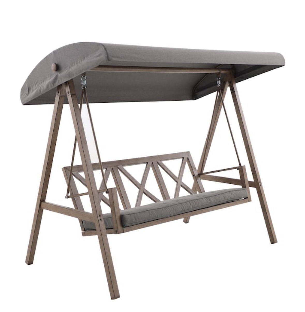 Style Selection 3 Person Steel Outdoor Patio Swing