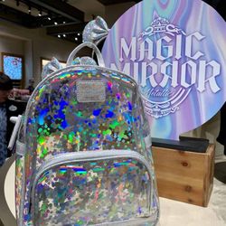 Disneyland Magic Mirror Loungefly Backpack
