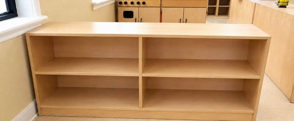 Wooden Classroom Storage Cubbies / Shelf Organizer