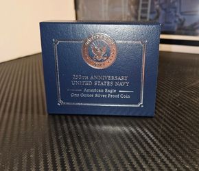 2025 S 250th Anniversary US NAVY PRIVY MARK 1oz One SILVER EAGLE PROOF