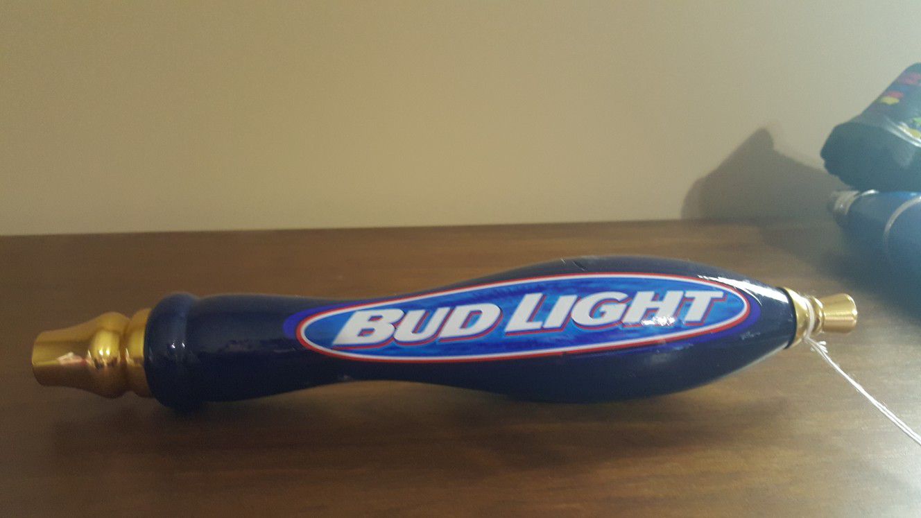 Vintage Bud Light beer tap