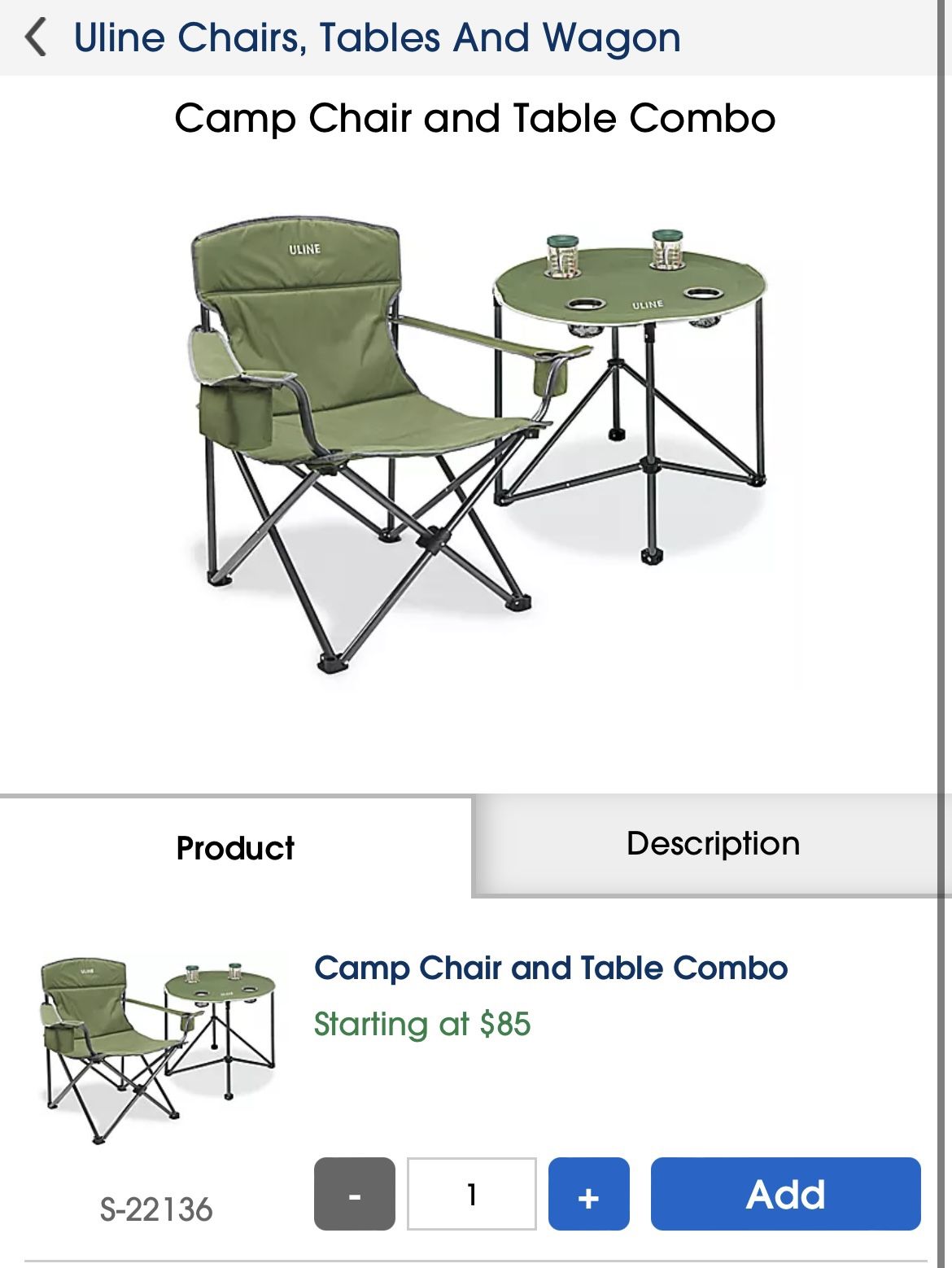 Camp Chair and Table Combo,New Products : American Fashion Style Bags On Sale