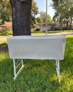$65 - Antique Vintage Wicker Baby Crib Bassinet