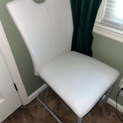 Brand New White Chair In Plastic 
