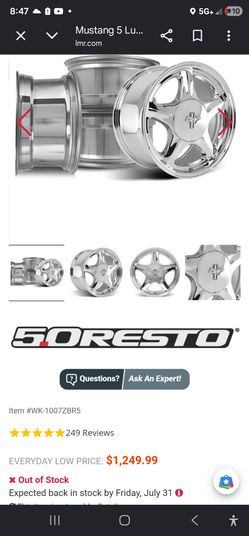 Chrome Mustang ponys new