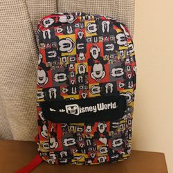 Disney Parks Mickey Walt Disney World Backpack Pop Art Faces New With Tags
