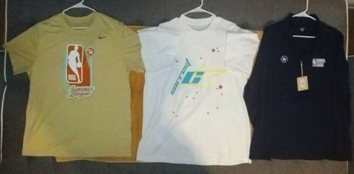 NBA Summer League Merch Lot - Tees & NWT Fleece Jacket (Size XL)