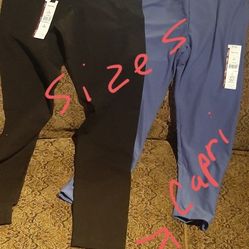 Blue Capri And Leggings $5ea