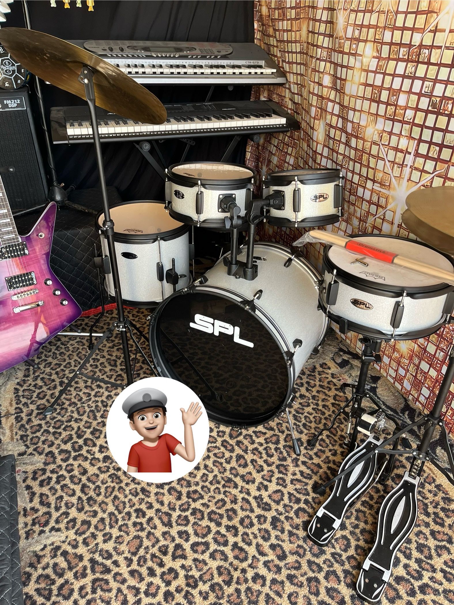 🔥 Junior Pro Drum Set 9-15 Yr Olds Drums