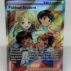 Paldean Student Pokemon card Near Mint