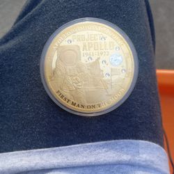 Project Apollo 11 Gold Coin