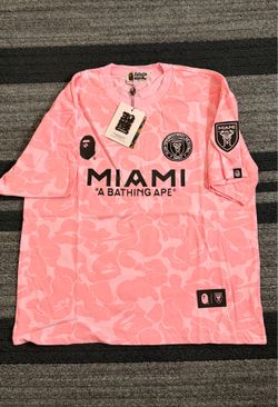 Bape x inter Miami pink tee S,M,L,XL